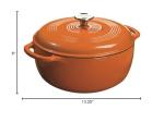 Lodge 6 Quart Enameled Cast Iron Dutch Oven