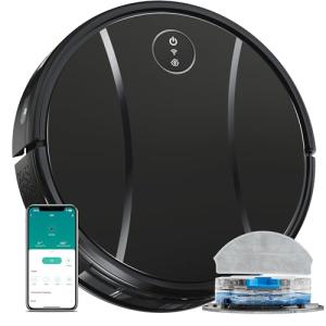 Tipdiy Robotic Vacuum and Mop Combo with Smart Control