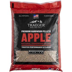 Traeger 100% Natural Apple Wood Pellets, 20 lb
