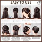 Teenitor Hair Bun Maker Set for Kids - 4 Pieces