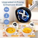 5-in-1 Immersion Blender with Heavy Duty Motor