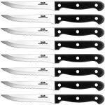 G.a HOMEFAVOR Set of 8 Stainless Steel Steak Knives