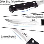 G.a HOMEFAVOR Set of 8 Stainless Steel Steak Knives