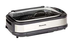 PowerXL Smokeless Grill with Glass Lid and Turbo Extractor