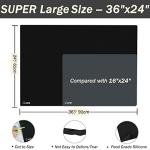 Large Silicone Baking Mat, Heat Resistant, Black