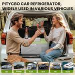12V Portable Car Refrigerator for Travel and Camping