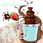 Mini Chocolate Fountain Machine for Parties (Green)