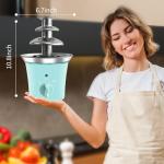 Mini Chocolate Fountain Machine for Parties (Green)