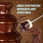 Mini Chocolate Fountain Machine for Parties (Green)