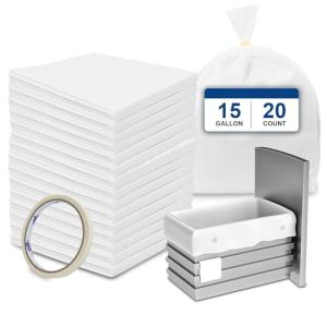 15 Gallon Heavy Duty Trash Compactor Bags 20 Count