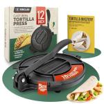 SIRCLES 12-Inch Cast Iron Tortilla Press
