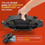 SIRCLES 12-Inch Cast Iron Tortilla Press