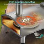 YTIAHOME 12" Multi-Fuel Outdoor Pizza Oven