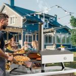YTIAHOME 12" Multi-Fuel Outdoor Pizza Oven