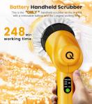 Qimedo Electric Spin Scrubber with 5 Heads