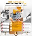 Qimedo Electric Spin Scrubber with 5 Heads