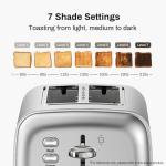 RAMJOY 2-Slice Toaster with Wide Slots and 7 Settings