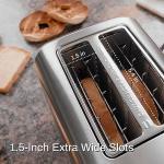 RAMJOY 2-Slice Toaster with Wide Slots and 7 Settings