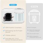 KUMIO Compressor Ice Cream Maker with LCD Display
