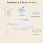 KUMIO Compressor Ice Cream Maker with LCD Display