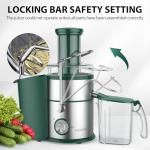 KOIOS 1300W Centrifugal Juicer with 3-Inch Feed Chute