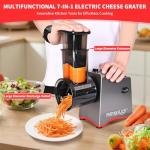 7-in-1 Electric Cheese and Vegetable Grater
