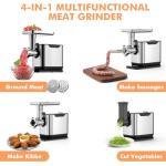 ALTRA LIFE Heavy Duty Electric Meat Grinder