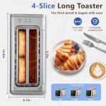 SAKAMOSH Touch Screen 4-Slice Smart Toaster