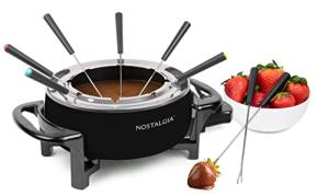 Nostalgia 12-Cup Electric Fondue Pot Set