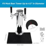 Non-Slip Beer Drip Tray Mat for Kegerators