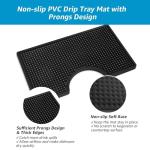 Non-Slip Beer Drip Tray Mat for Kegerators