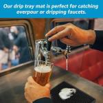 Non-Slip Beer Drip Tray Mat for Kegerators