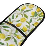Heat Resistant Lemon Double Oven Mitt