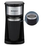 Elite Gourmet Single-Serve Coffee Maker with Travel Mug