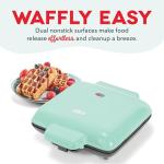 DASH Mini Waffle Maker: Makes Four Tasty Waffles
