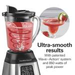 Hamilton Beach 850W Blender for Smoothies, 5 Functions
