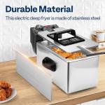 VIVOHOME Electric Deep Fryer with Temperature Control