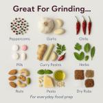 HIC Kitchen Tall Marble Mortar and Pestle Set