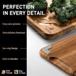 Teak Wood Cutting Board Set - 3 Pieces