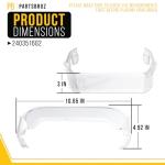 PartsBroz 240351602 Door Trash Bin for Frigidaire