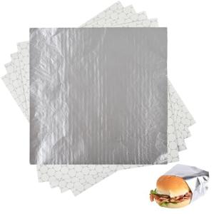 50 Pack Insulated Foil Sandwich Wrap Sheets