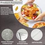 50 Pack Insulated Foil Sandwich Wrap Sheets