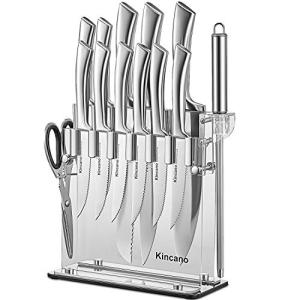 14-Piece High Carbon Stainless Steel Knife Set