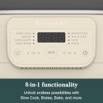 6 Quart 8-in-1 Multi-Cooker and Slow Cooker