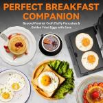 Mini Panini Press and Griddle for Sandwiches