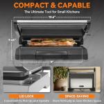 Mini Panini Press and Griddle for Sandwiches