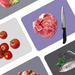 Set of 5 Flexible Non-Slip Cutting Boards