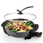 6L Electric Hot Pot for Fondue and Cooking