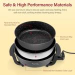 6L Electric Hot Pot for Fondue and Cooking