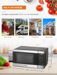 Commercial Chef 0.7 Cu. Ft. Stainless Steel Microwave